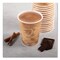 Dart Mistique Polycoated Hot Paper Cup, 12 oz., Printed, Brown, PK1000 412MSN-0029 - alternate 3
